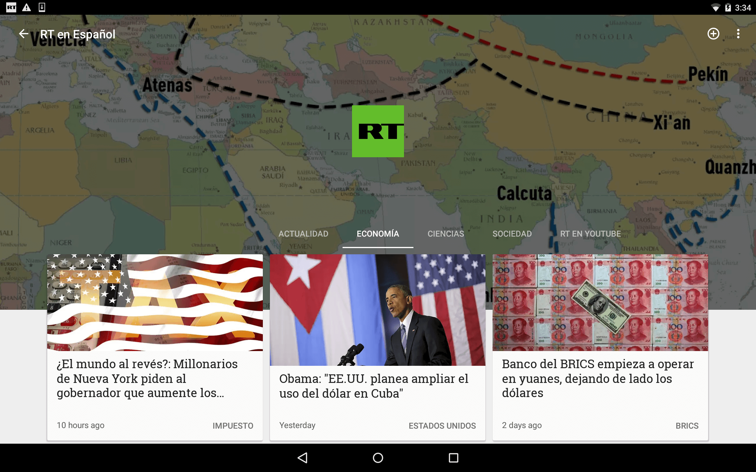 Newsstand Tablet Screenshot
